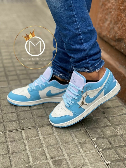 AIR JORDAN LOW - Branco & Azul
