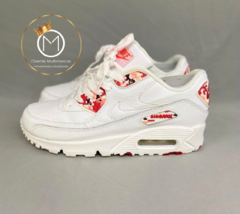 AIR MAX 90 - BRANCO C/ ROSAS