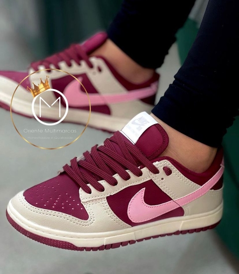DUNK LOW - Bege & Rosa