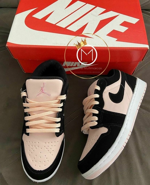 AIR JORDAN LOW - Preto & Rosa