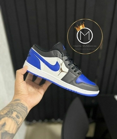 AIR JORDAN LOW - Preto & Azul - comprar online