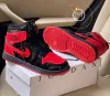 AIR JORDAN MID - Preto & Vermelho
