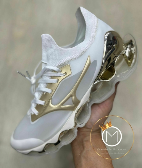 MIZUNO SORAYAMA - Branco & Dourado