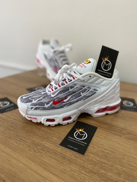 AIR MAX TN 3 - Branco & Vermelho