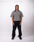 Camiseta Boxy Oversized - Cimento na internet