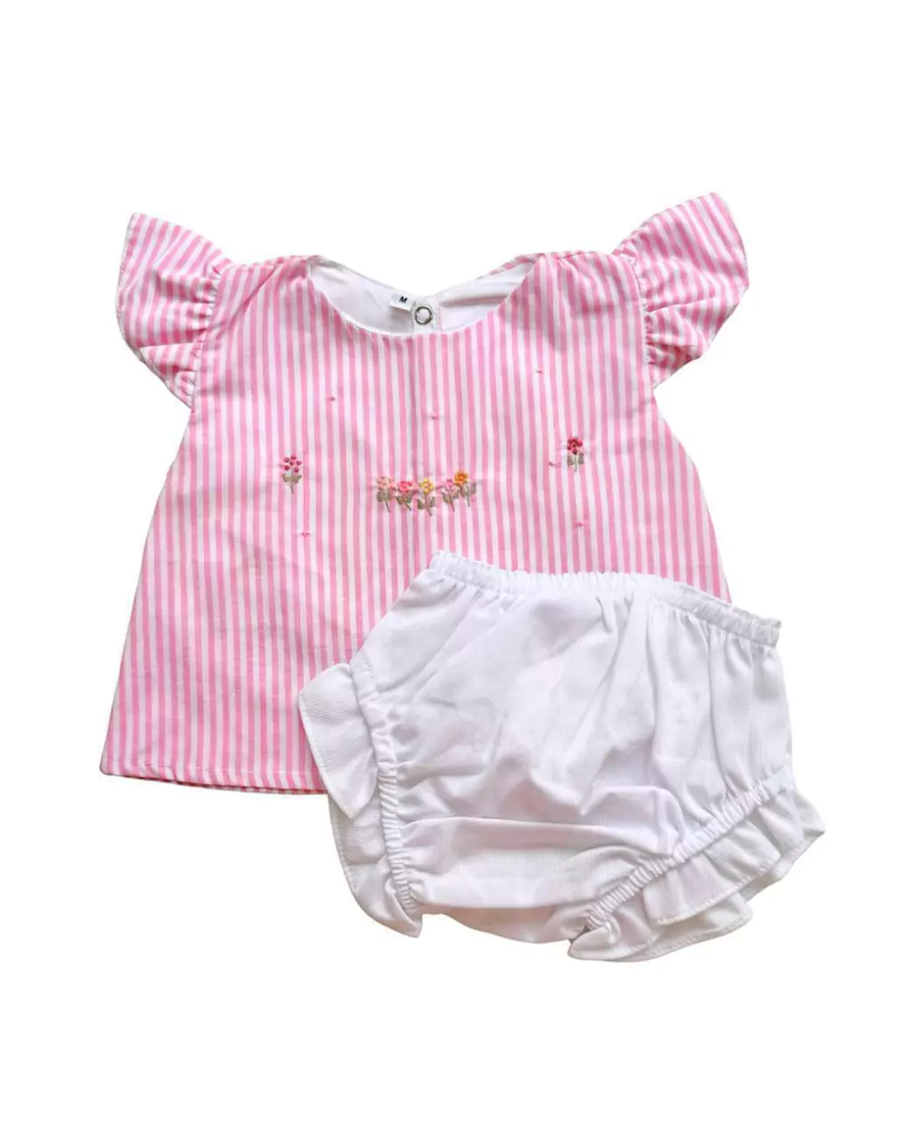 Conjunto Bordado - Listrado