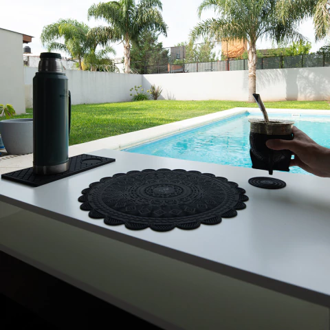 Individual Circular Yute - MONOCOLOR - buy online