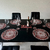 COMBO FAMILIA - 6 INDIVIDUALES YUTE + 6 POSAVASOS YUTE + ESCURRIDOR ROMBOS 30X15CM + ALFOMBRA DECO - AVE2020