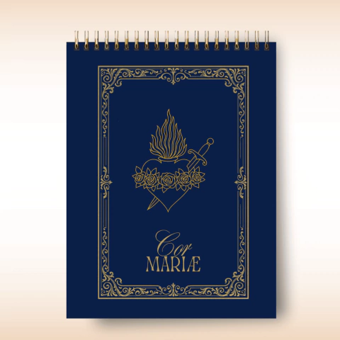Bloco de notas Imaculado Coração de Maria - comprar online