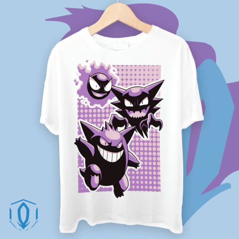 Remera Gastly Haunter Gengar