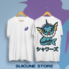 Remera Vaporeon Doble Estampa
