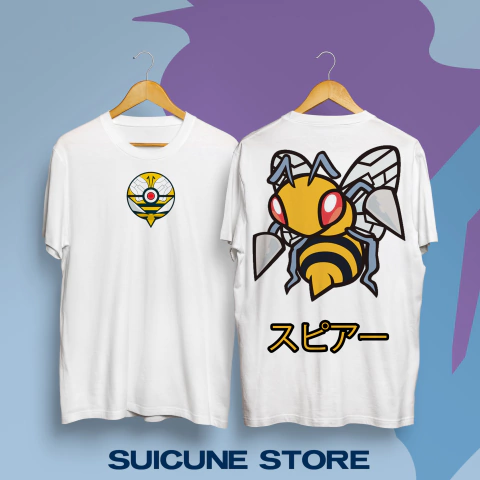 Remera Oversize Beedrill Doble Estampa