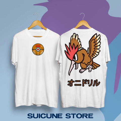 Remera Oversize Fearow Doble Estampa