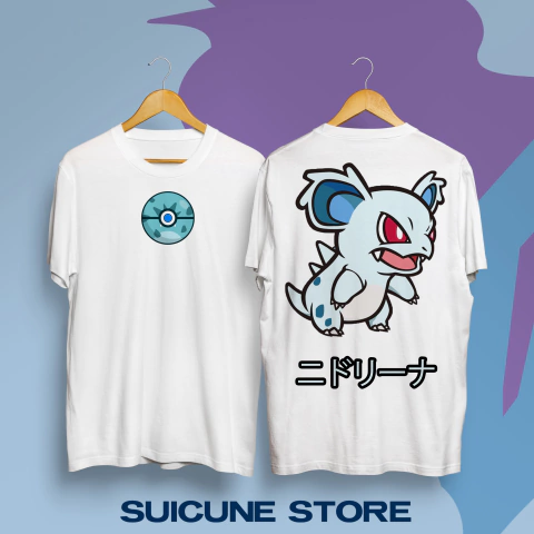 Remera Oversize Nidoranina Doble Estampa