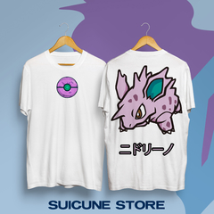 Remera Nidorino Doble Estampa
