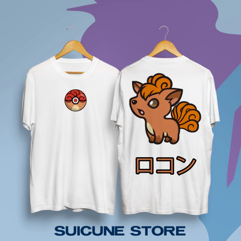 Remera Oversize Vulpix Doble Estampa