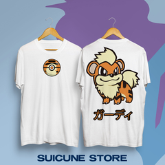 Remera Growlithe Doble Estampa