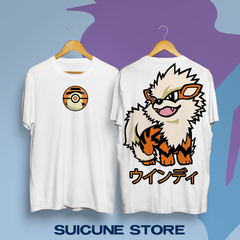 Remera Oversize Arcanine Doble Estampa