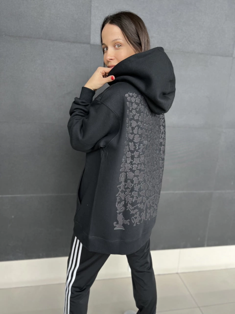 Buzo Oversize Premium Kanto Total Black - comprar online