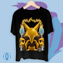 Remera Alakazam Face Negra