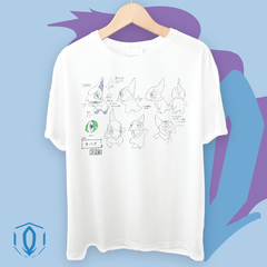 Remera Boceto Axew