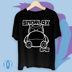 Remera Black Snorlax