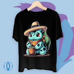 Remera Bulbasaur Tomando Mate