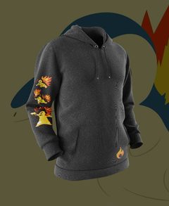 Buzo Oversize Premium Cyndaquil Quilava Typhlosion Edición Limitada
