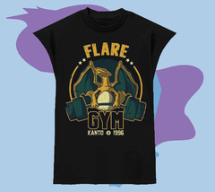 Musculosa negra Flare