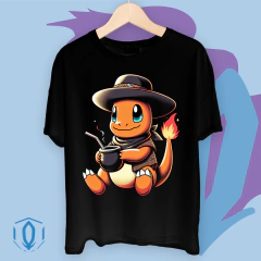 Remera Charmander Tomando Mate