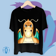 OFERTA Remera Oversize Dragonite Face Negra TALLE XL