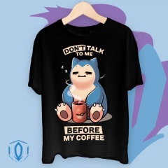 Remera Snorlax Coffee