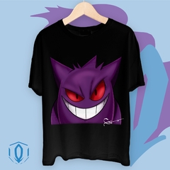 Remera Gengar Face Negra