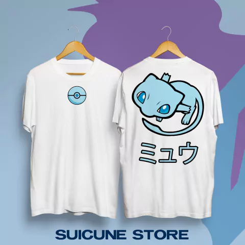 Remera Mew Shiny Doble Estampa