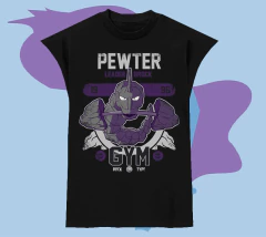 Musculosa Negra Pewter