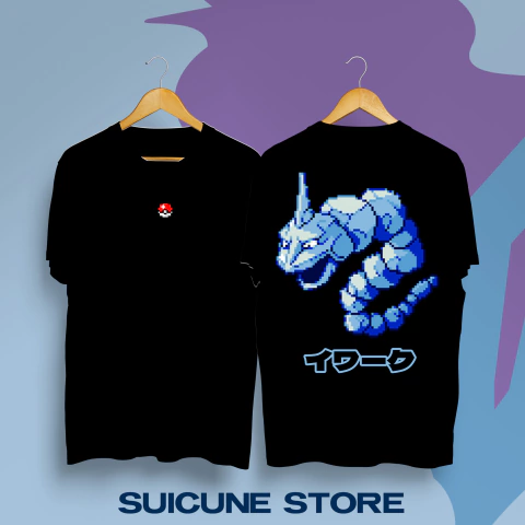 Remera Oversize Onix Cristal Pixel Doble Estampa