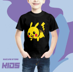 Remera Niños Pikachu