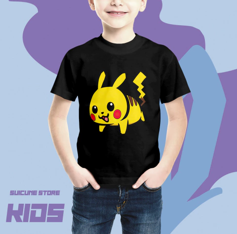 Remera Niños Pikachu