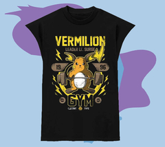 Musculosa Negra Vermillion