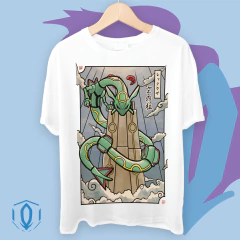 Remera Oversize Rayquaza Frente