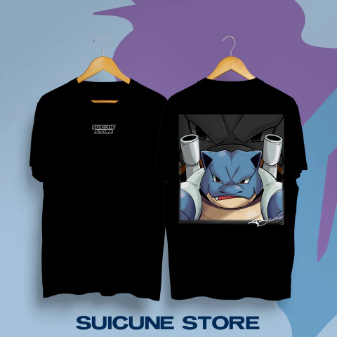 Remera Oversize Blastoise Face Remake - comprar online