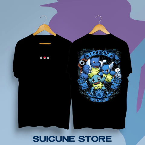 Remera Oversize Choose Squirtle - comprar online
