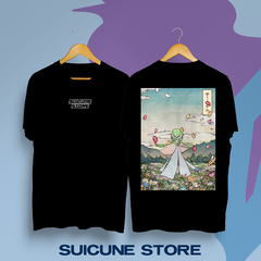 Remera Oversize Gardevoir Oriental Negra - comprar online