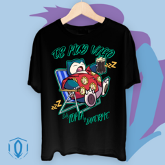 Remera negra Snorlax Fernet - comprar online