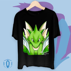 Remera Oversize Scyther Face Negra