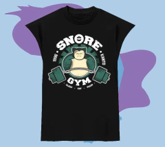 Musculosa Negra Snorlax