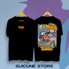 Remera Snorlax Good Music Doble Estampa Negra - comprar online