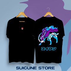 Remera Oversize Suicune Pixel Doble Estampa