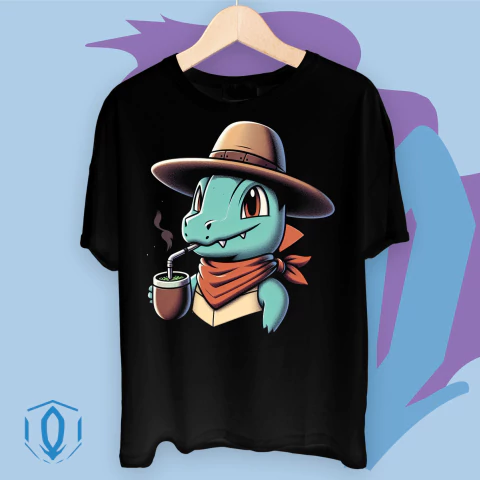 Remera Totodile Tomando Mate