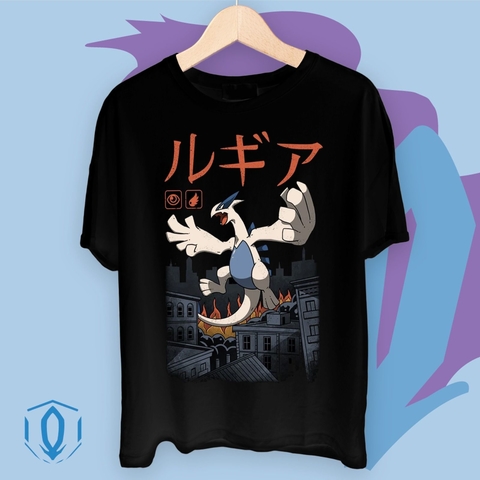 Remera Negra Lugia